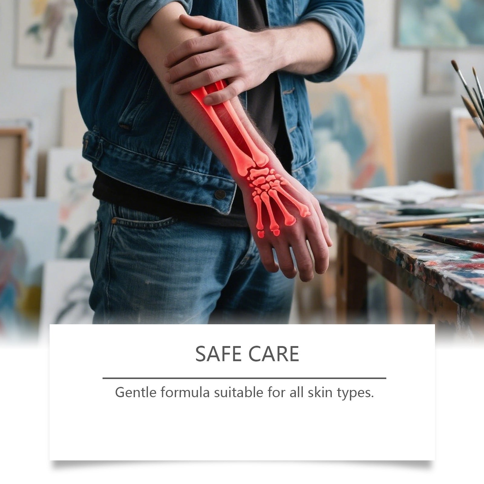 Soothing Massage Cream for Joints and Skin Relief