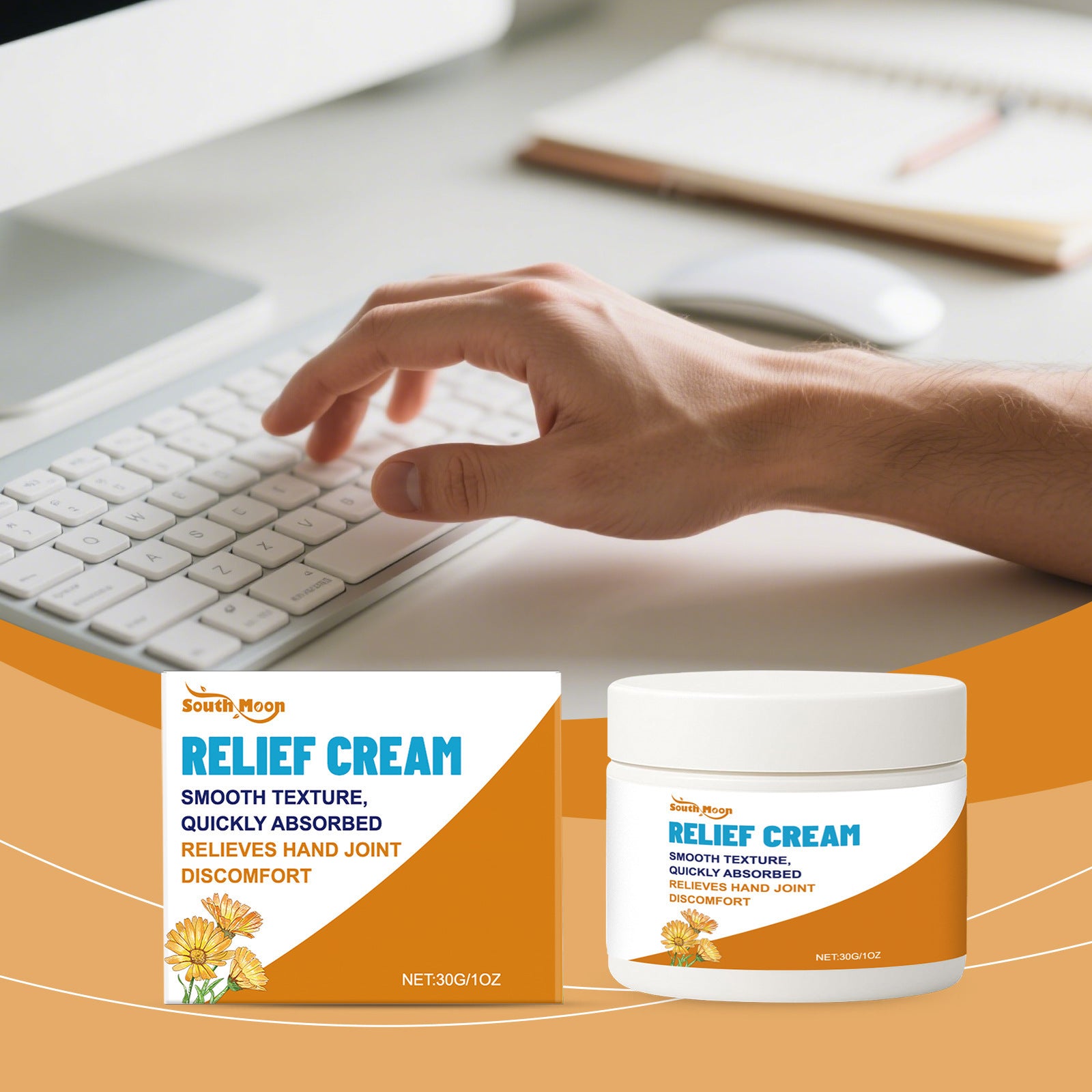 Soothing Massage Cream for Joints and Skin Relief