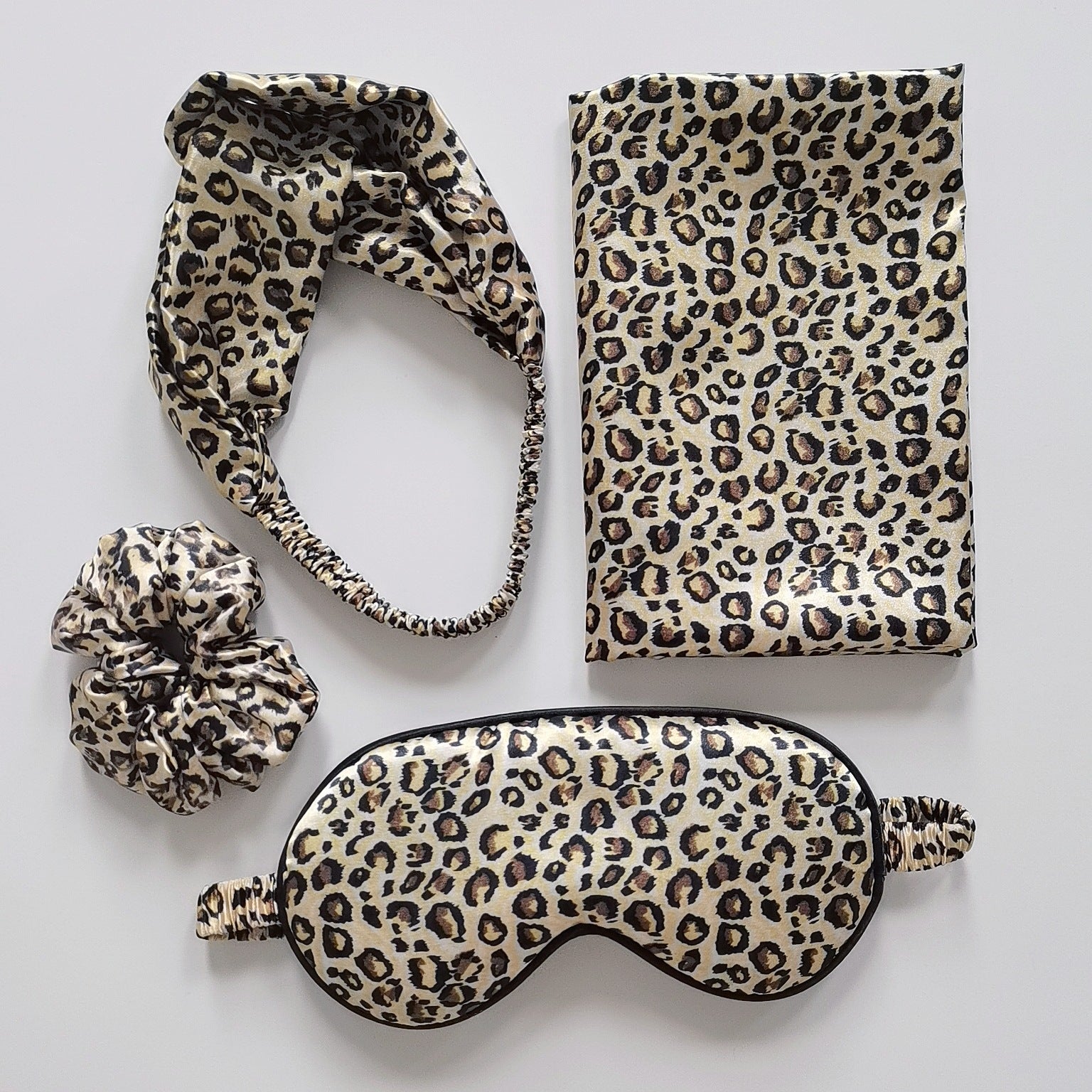 Soft Silk Pillowcase Set with Relaxing Eye Mask