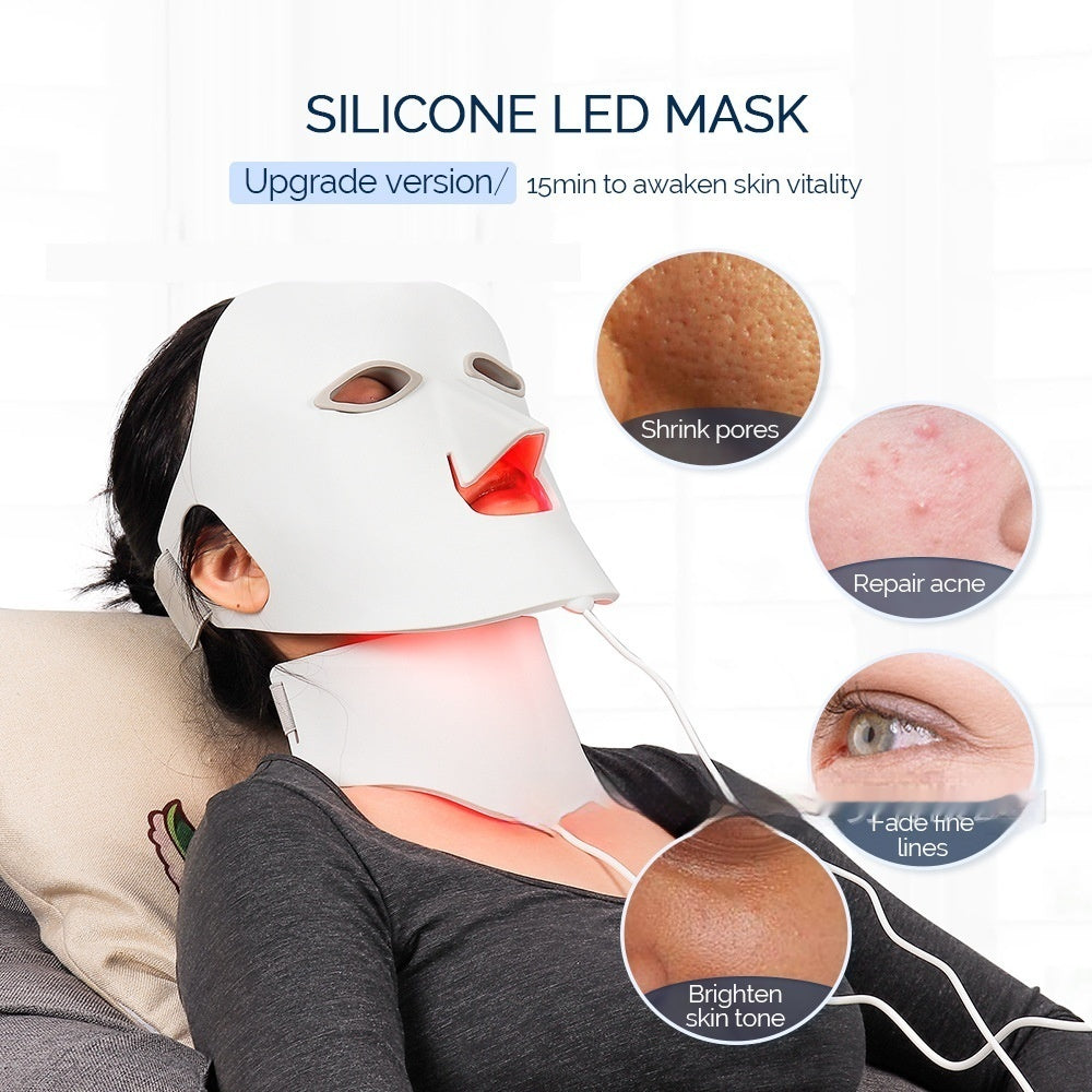 7 Colors Led Phototherapy Photon Skin Rejuvenation Facial Acne Removal