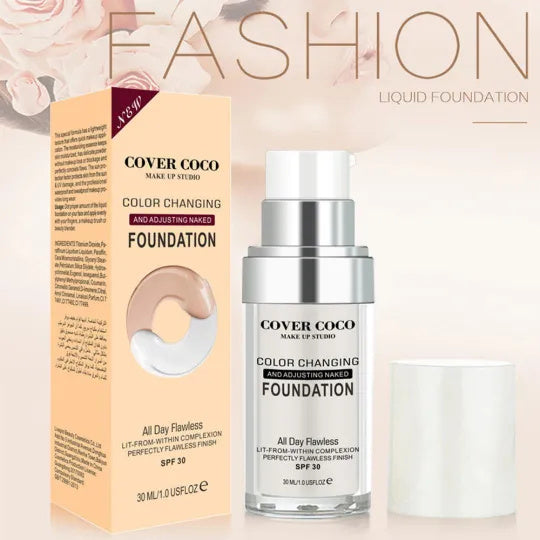 Smart Color-Changing Foundation – Perfect Match Every Time