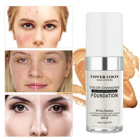 Smart Color-Changing Foundation – Perfect Match Every Time