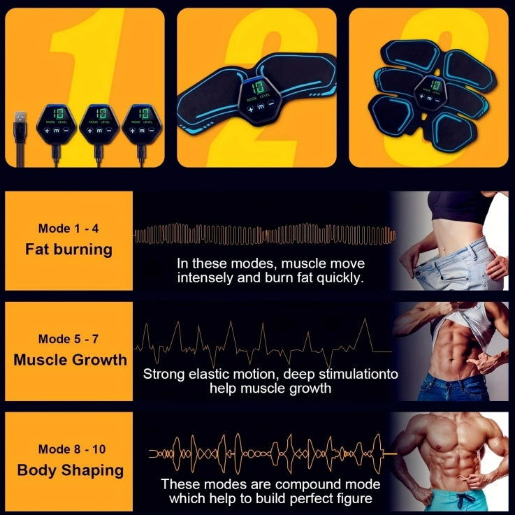 Smart ABS EMS Trainer – Stronger Core, Anytime, Anywhere