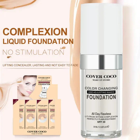 Smart Color-Changing Foundation – Perfect Match Every Time