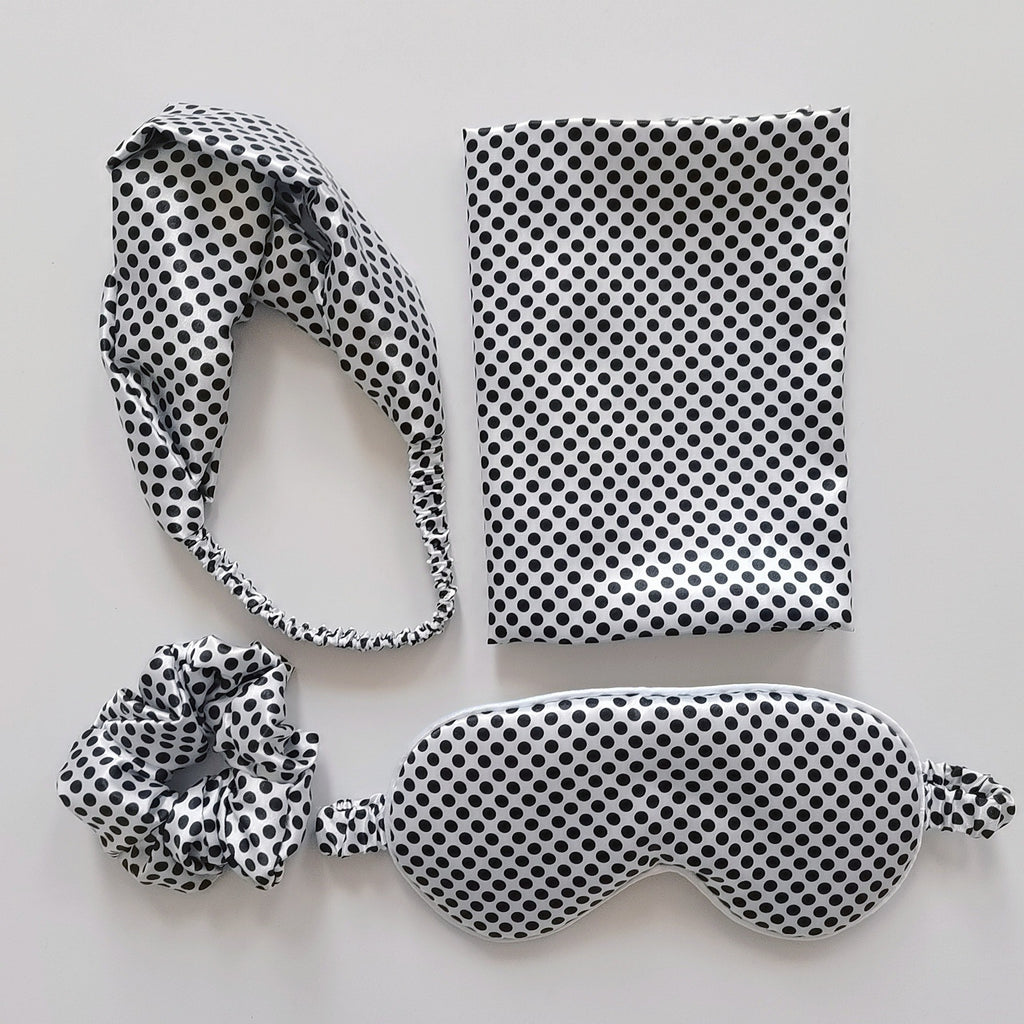Soft Silk Pillowcase Set with Relaxing Eye Mask