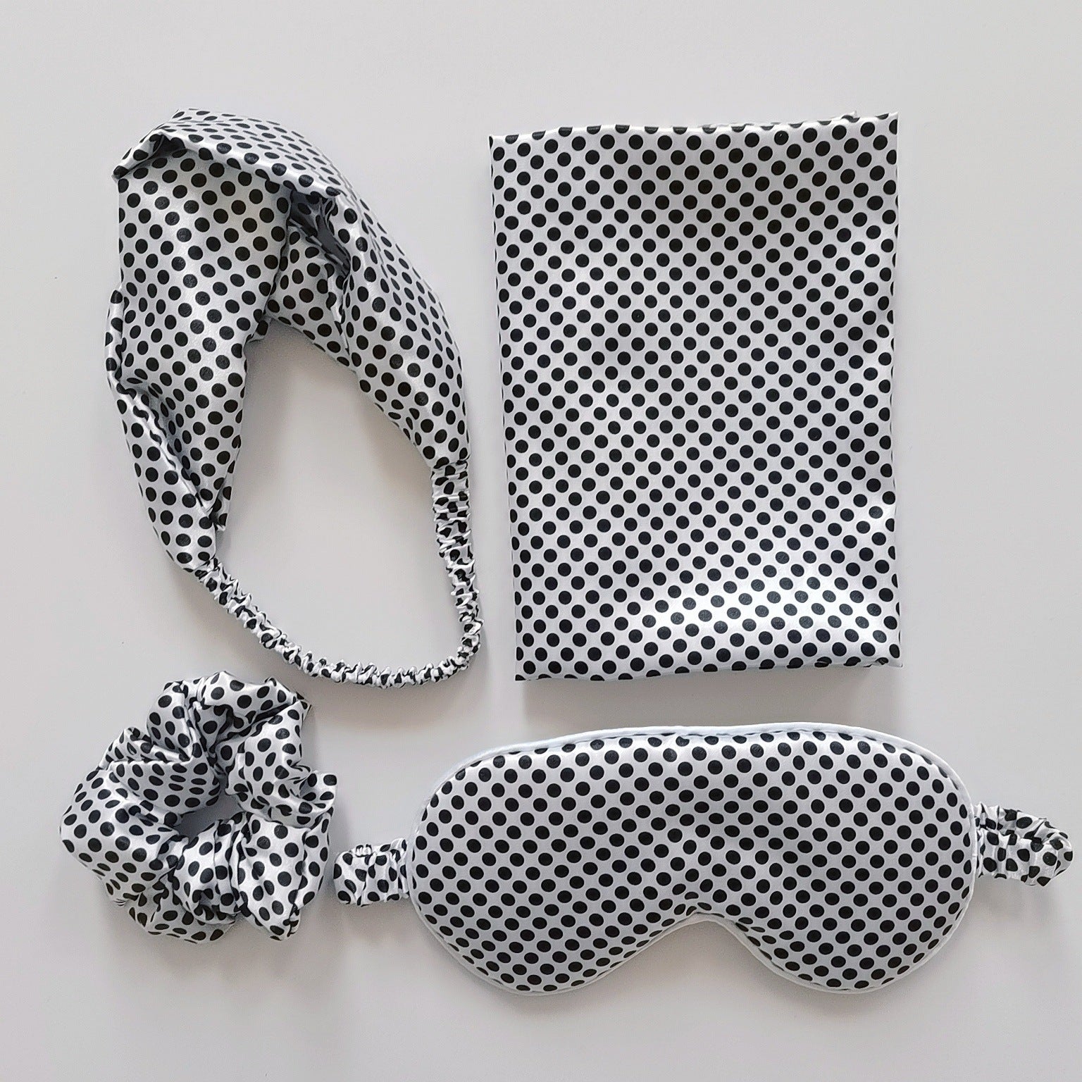 Soft Silk Pillowcase Set with Relaxing Eye Mask